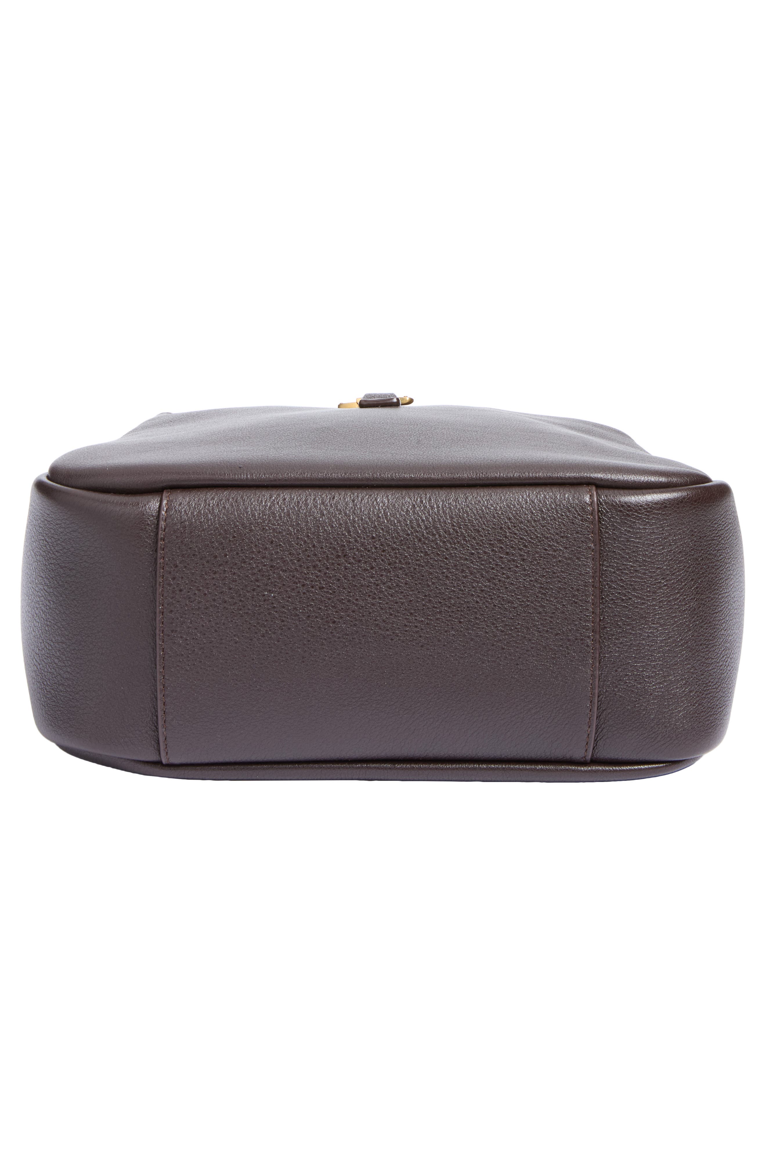 Small Le 5 à 7 Leather Hobo Bag, Alternate, color, ARABICA