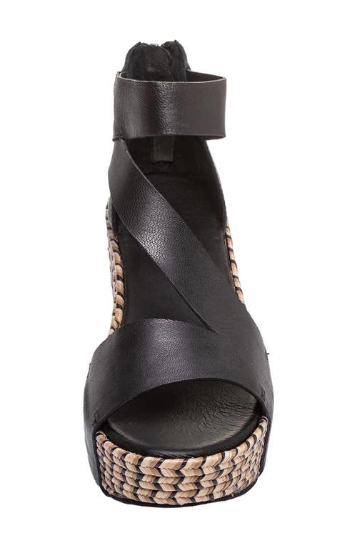 Antelope Kat Wedge Sandal In Black