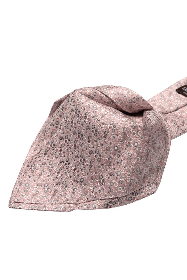 Spumante - Silk Jacquard Tie for Men, Alternate, color, Blush Pink