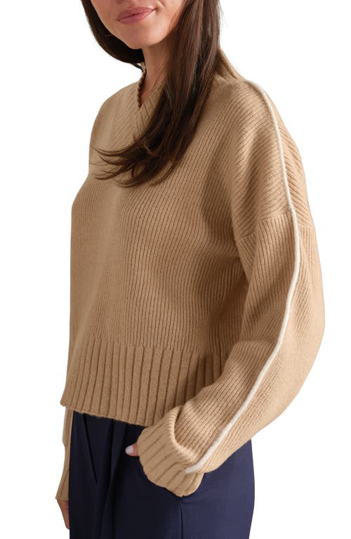 Rhone Westside V-neck Sweater In Brown