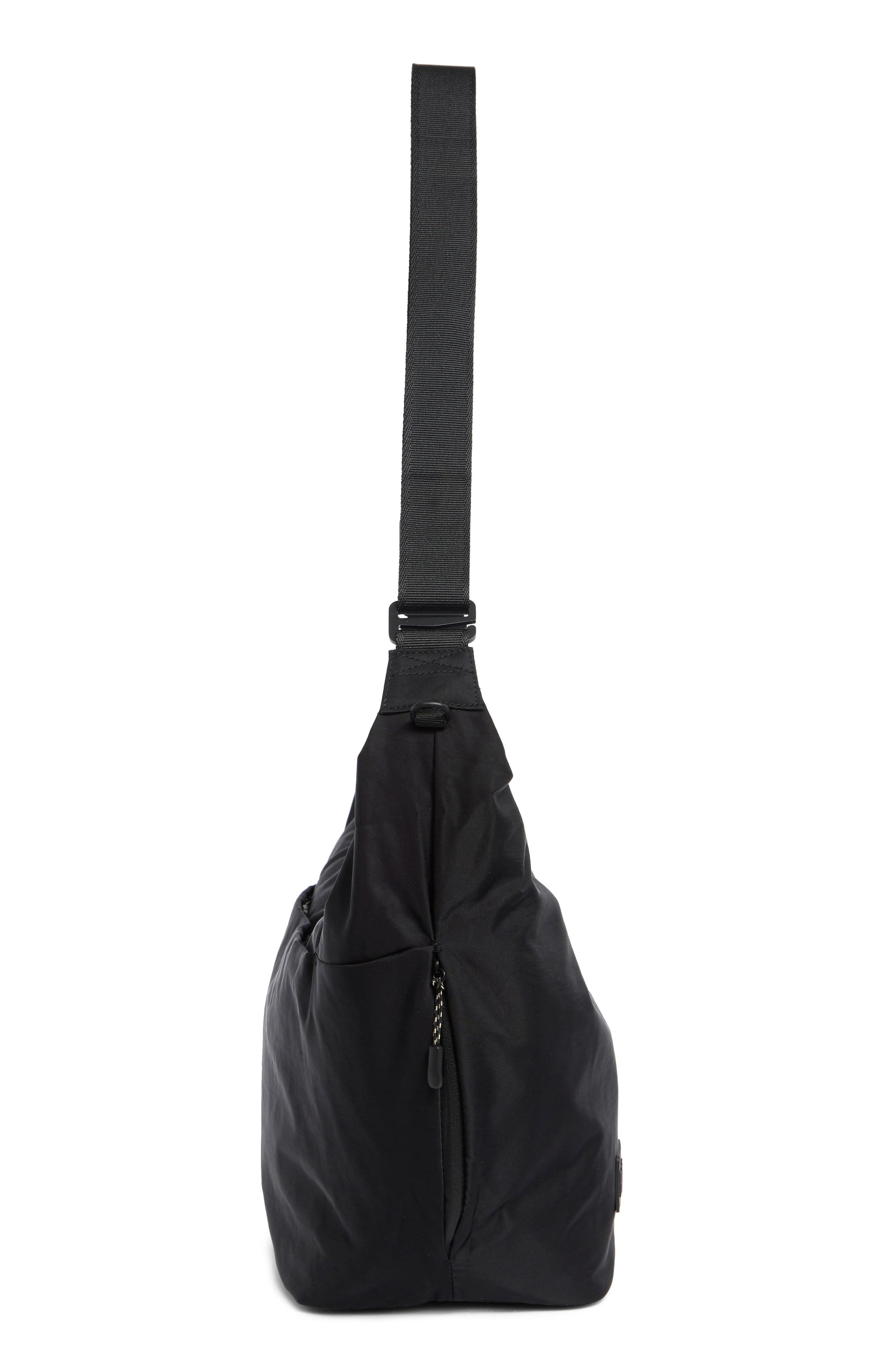 Béis The Crescent Catchall Crossbody Bag, Alternate, color, Black