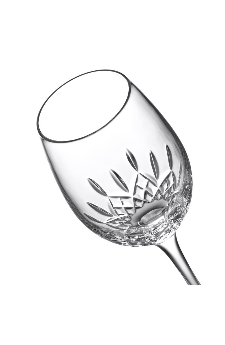 Waterford Lismore Essence Set of 2 Lead Crystal Medium Wine Goblets, Alternate, color,