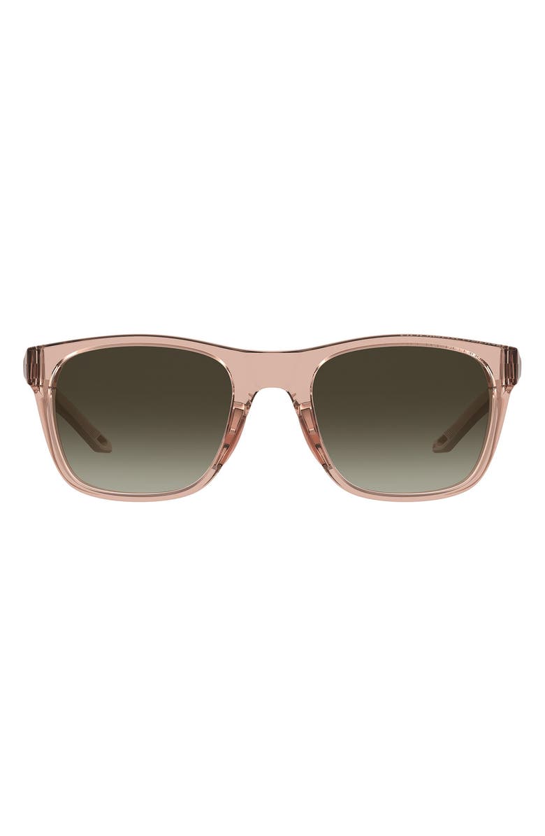 Under Armour 55mm Square Sunglasses, Main, color, Crystal Pink