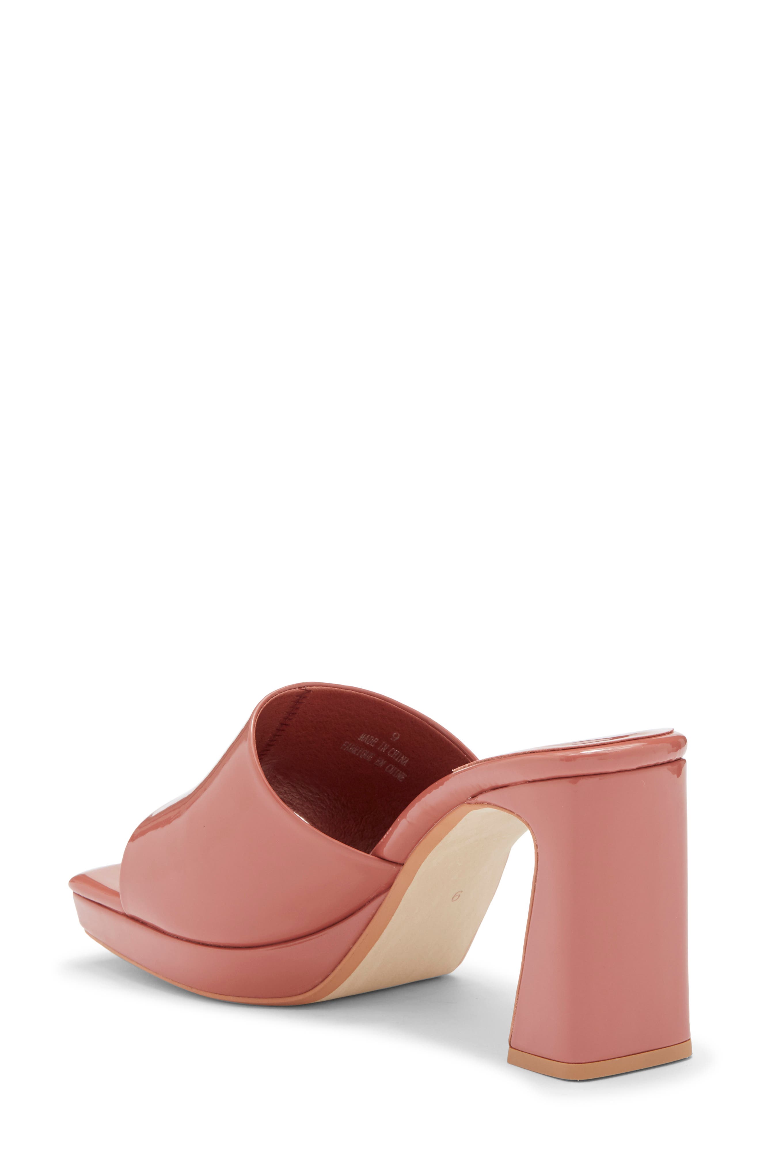 Jeffrey Campbell Dress Code Sandal, Alternate, color, Bright Blush Patent