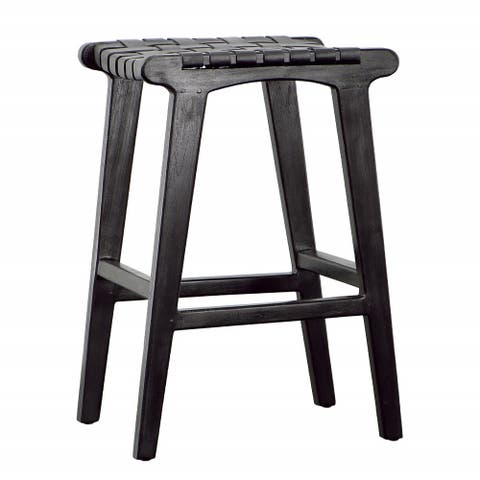 Dorian Teak Wood Counter Stool