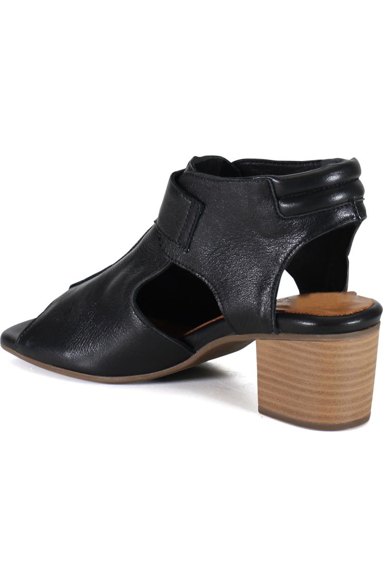 DibaTrue CORA LINE Leather Dressy Heeled Sandal, Alternate, color, Black