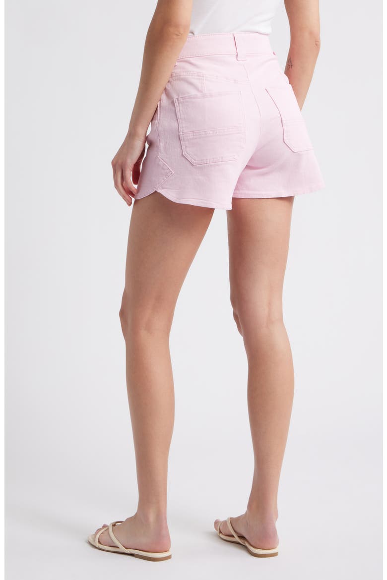Skyrise Dolphin Hem Denim Shorts, Alternate, color, FROSTY ORCHID
