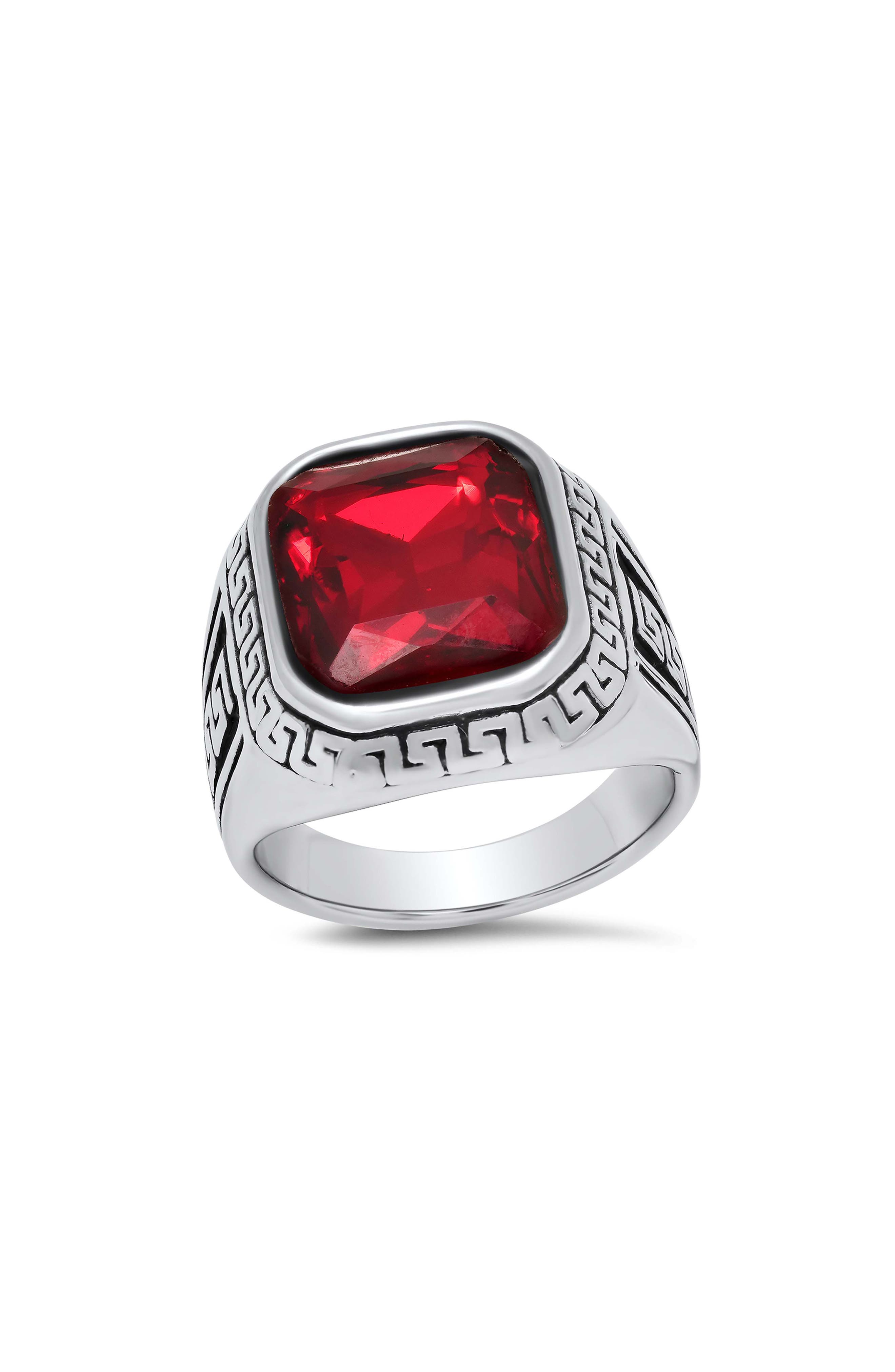 selected SILVER/ RED