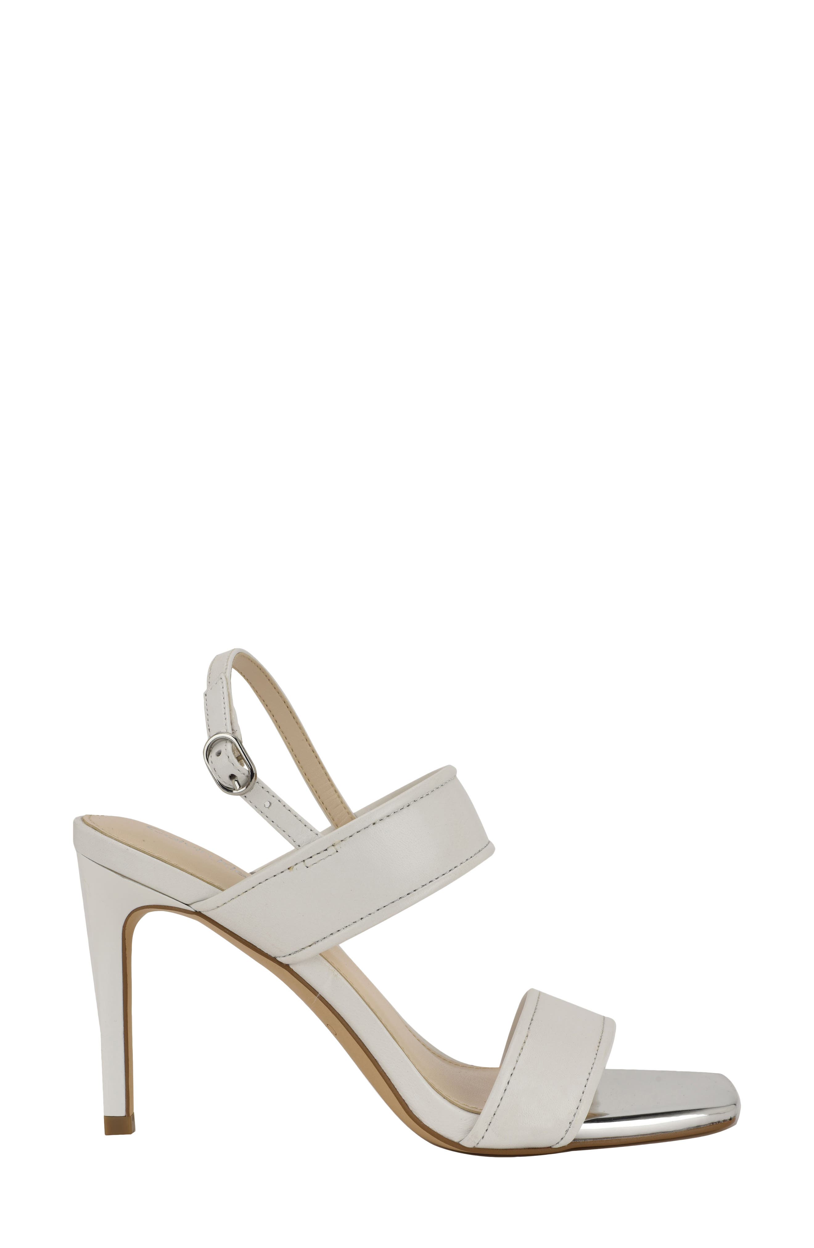 Calvin Klein Amour Slingback Sandal, Alternate, color, White