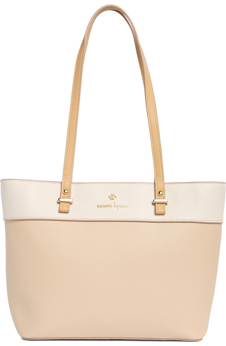 Nanette Lepore Sabine Colorblock Tote Bag & Pouch, Main, color,