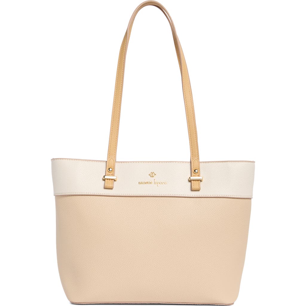 NANETTE LEPORE NANETTE LEPORE SABINE COLORBLOCK TOTE BAG & POUCH