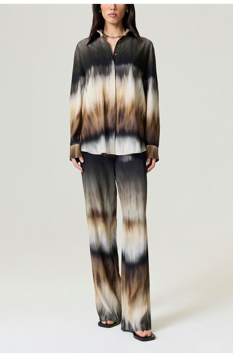 Nocturne Batik Print Wide-Leg Pants, Alternate, color, Multi-Colored