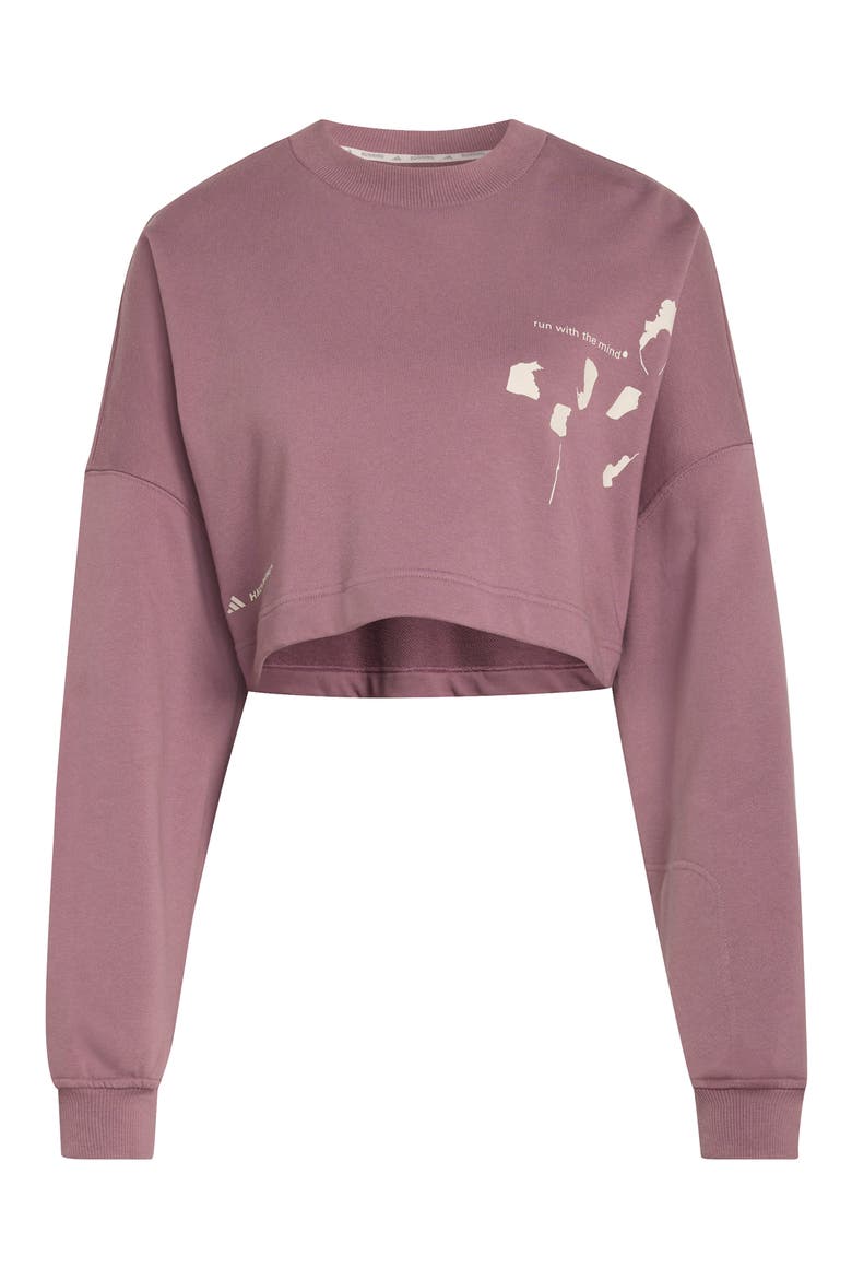ADI365 HK Crewneck Cropped Sweatshirt, Alternate, color, SHADOW FIG