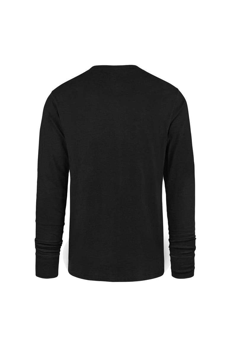 Men's '47 Black Jacksonville Jaguars Premier Franklin Long Sleeve T-Shirt, Alternate, color, Black