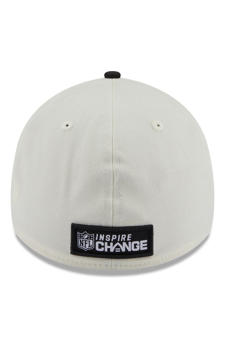 New Era Men's New Era Cream/Black Los Angeles Rams 2022 Inspire Change  39THIRTY Flex Hat, Alternate, color, 