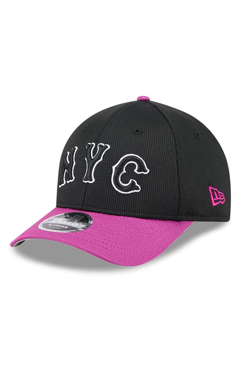 New Era Men's New Era Charcoal/Purple New York Mets City Connect Batting Practice 9FORTY M-Crown Adjustable Hat, Main, color, Charcoal