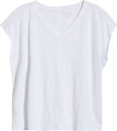 Eileen Fisher V-Neck Organic Linen T-Shirt