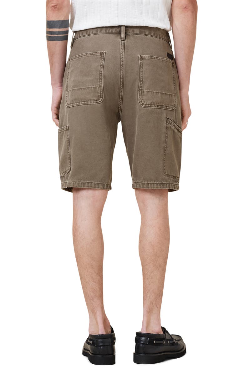 AllSaints Alva Canvas Carpenter Shorts, Alternate, color,
