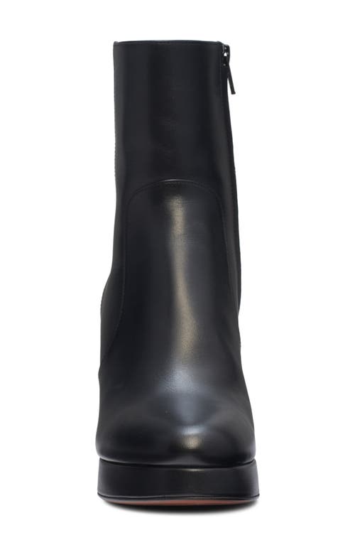 Valentino Garavani Fawcette Platform Ankle Boot In Calfskin 90mm Woman Black 42 In Black