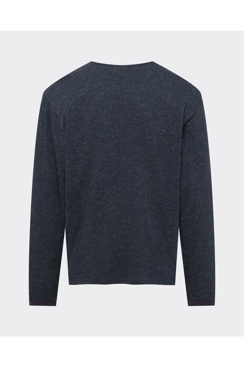 Long-Sleeve Henley, Alternate, color, Navy