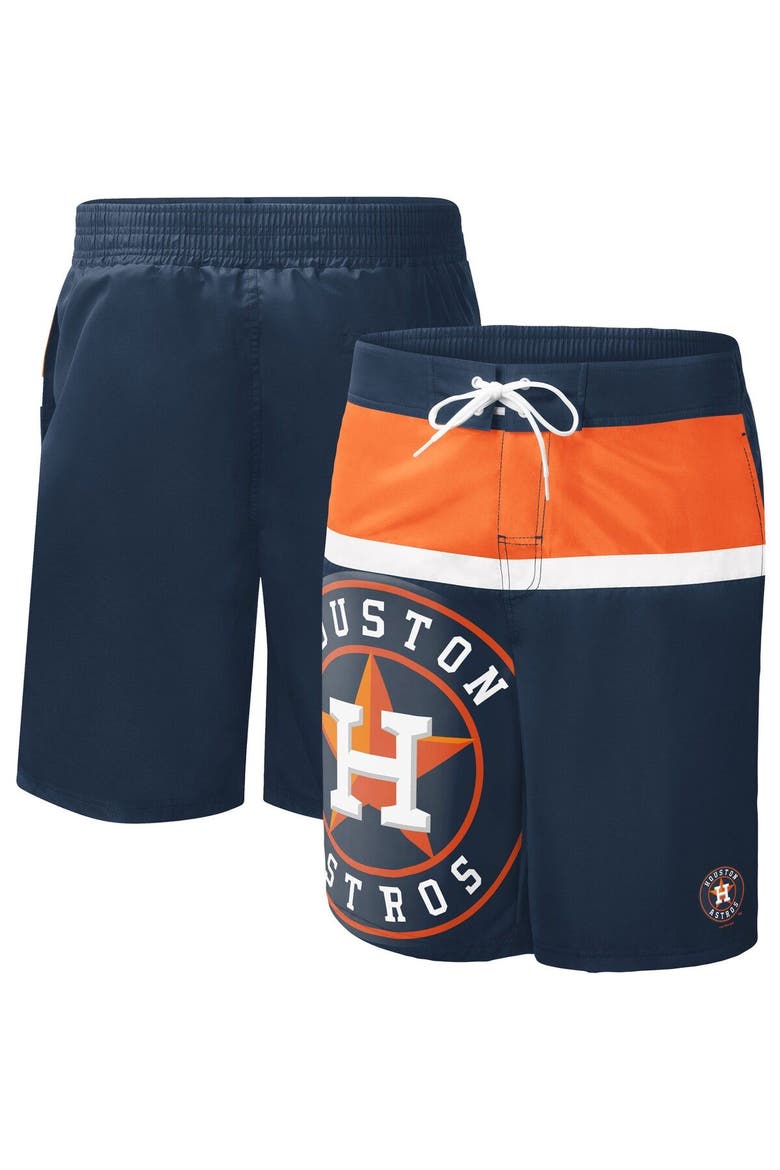 Men's G-III Sports by Carl Banks Navy Houston Astros Sea Wind Swim Shorts, Main, color, Navy