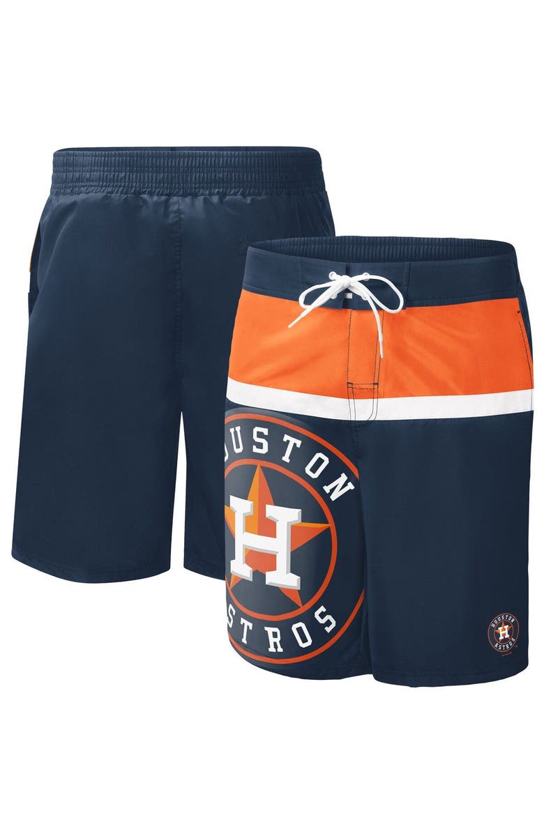 G-III SPORTS BY CARL BANKS Men's G-III Sports by Carl Banks Navy Houston Astros Sea Wind Swim Shorts, Main, color, Navy