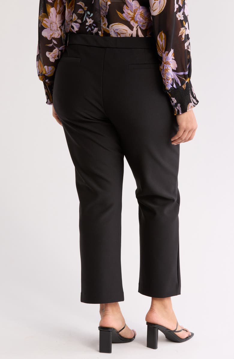 NORDSTROM RACK Essential Stretch Crepe Pants, Alternate, color, Black