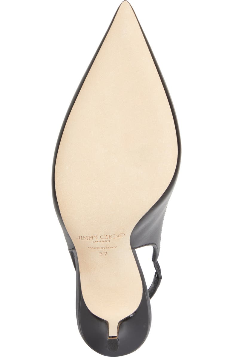 Jimmy Choo Love Pointed Toe Slingback Pump, Alternate, color, Black