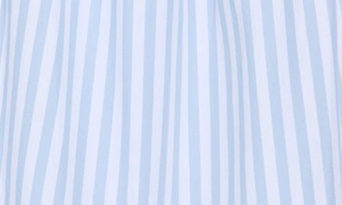Rag & Bone Leilah Stripe Poplin Maxi Dress In Blue