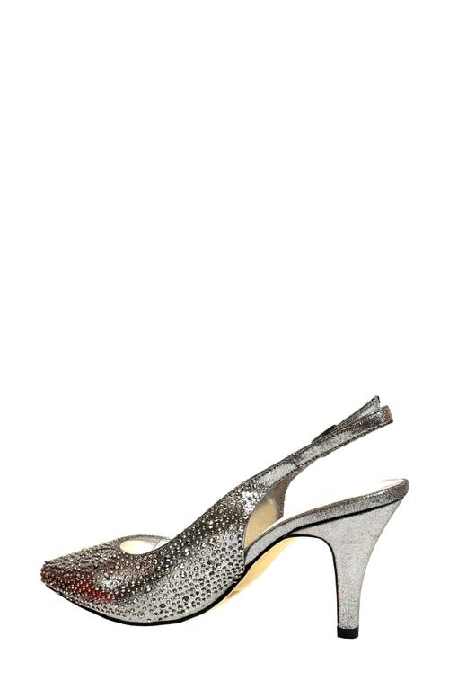 Lady Couture Slingback Pump In Pewter