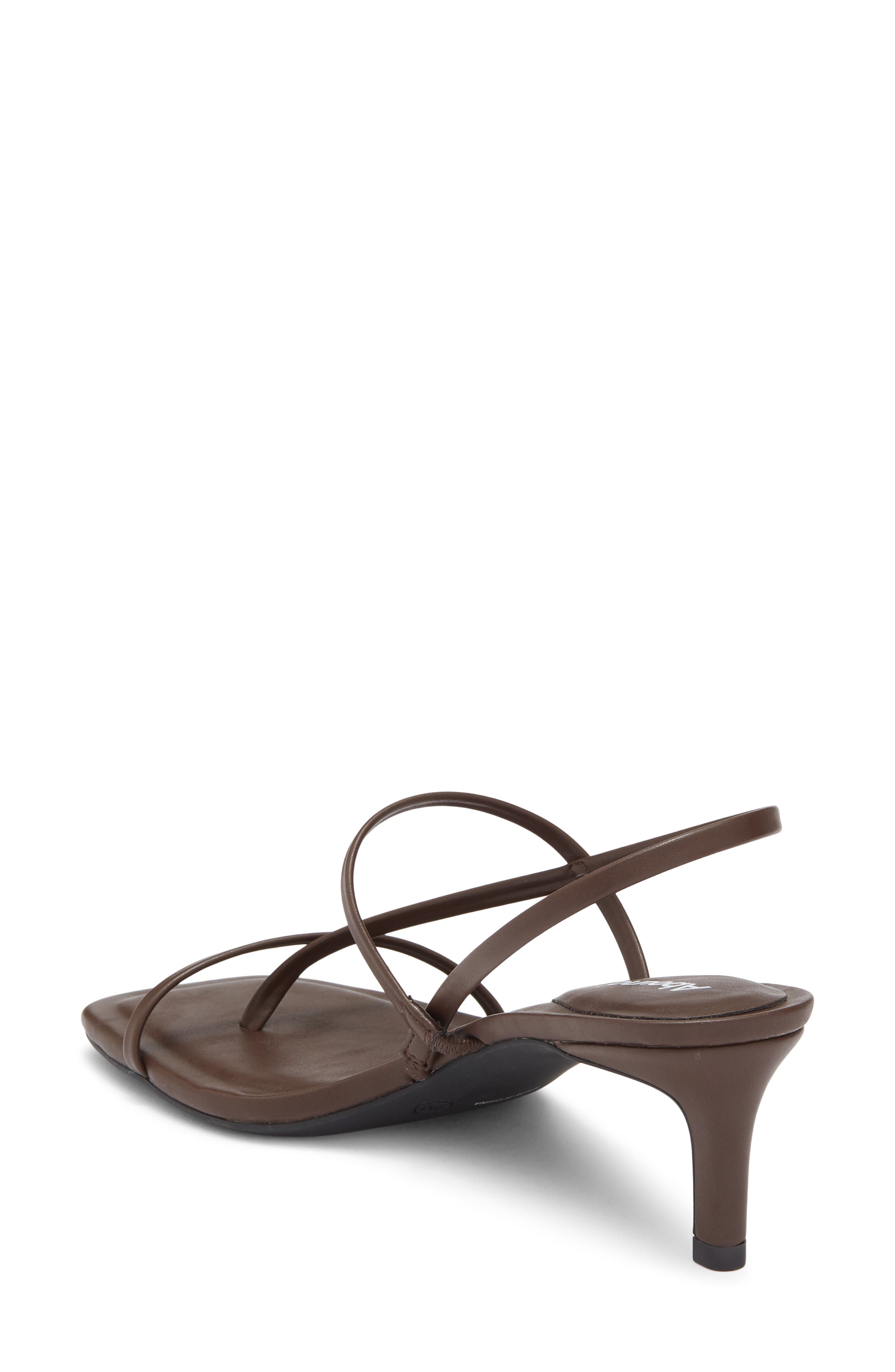 Petra Kitten Heel Sandal, Alternate, color, BROWN CAFFE