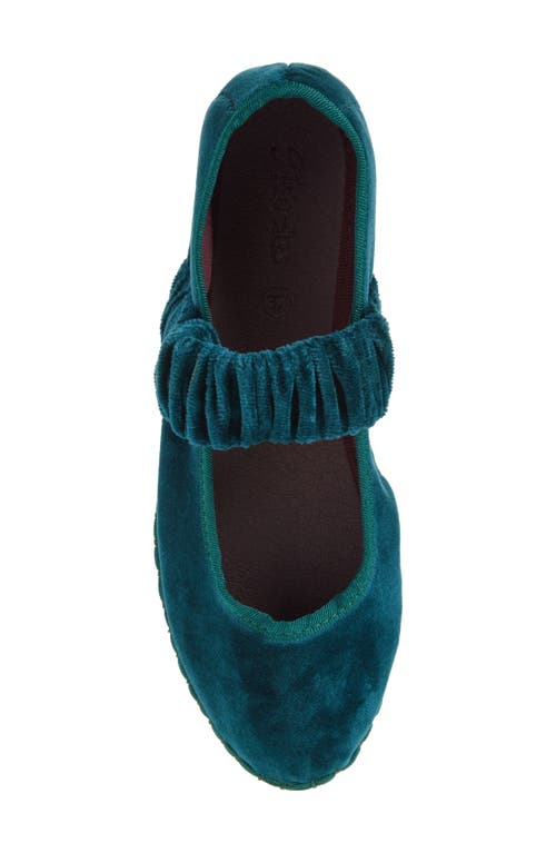 Flabelus Mafalda Leonor Mary Jane Flat In Green