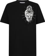PHILIPP PLEIN Round Neck T-Shirt Skull Tattoo Men