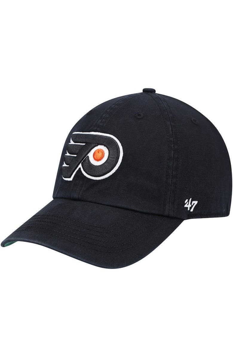 '47 Men's '47 Black Philadelphia Flyers Team Franchise Fitted Hat, Main, color, 