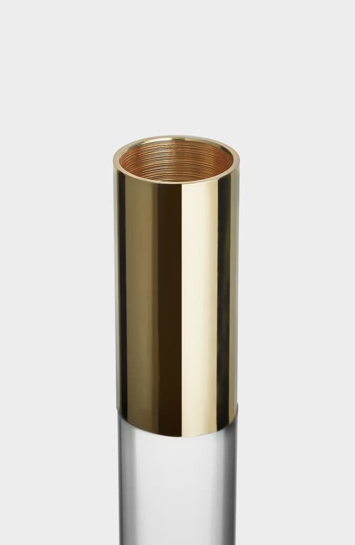 Orrefors Lumiere Candlestick In Gold