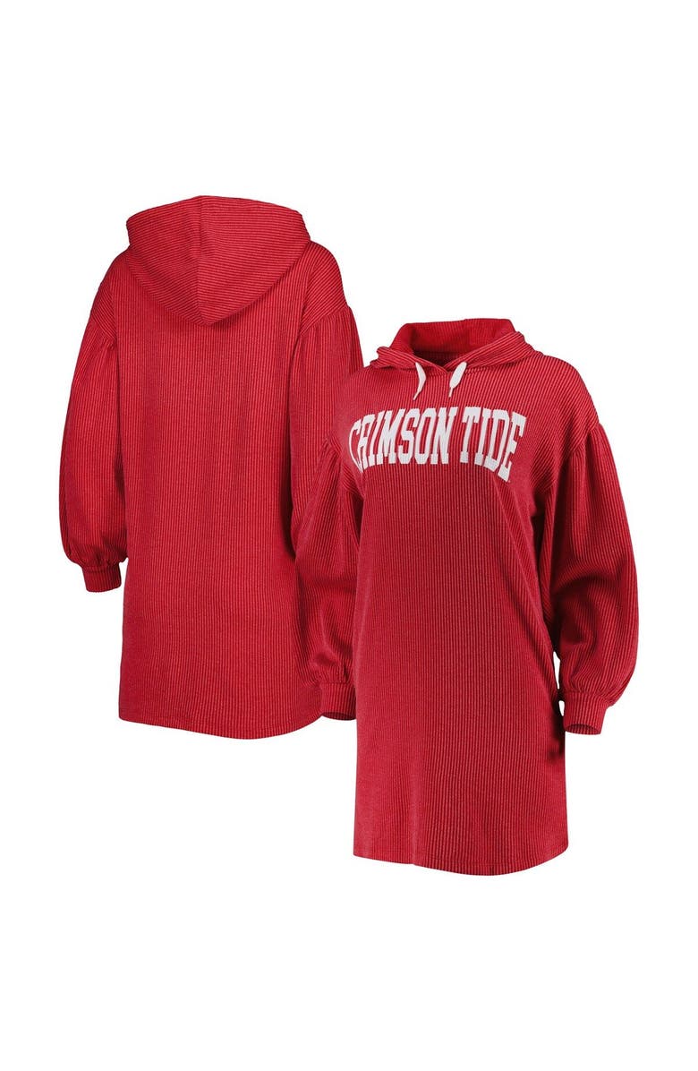 GAMEDAY COUTURE Women's Gameday Couture Crimson Alabama Crimson Tide Game Winner Vintage Wash Tri-Blend Dress, Main, color, Crimson