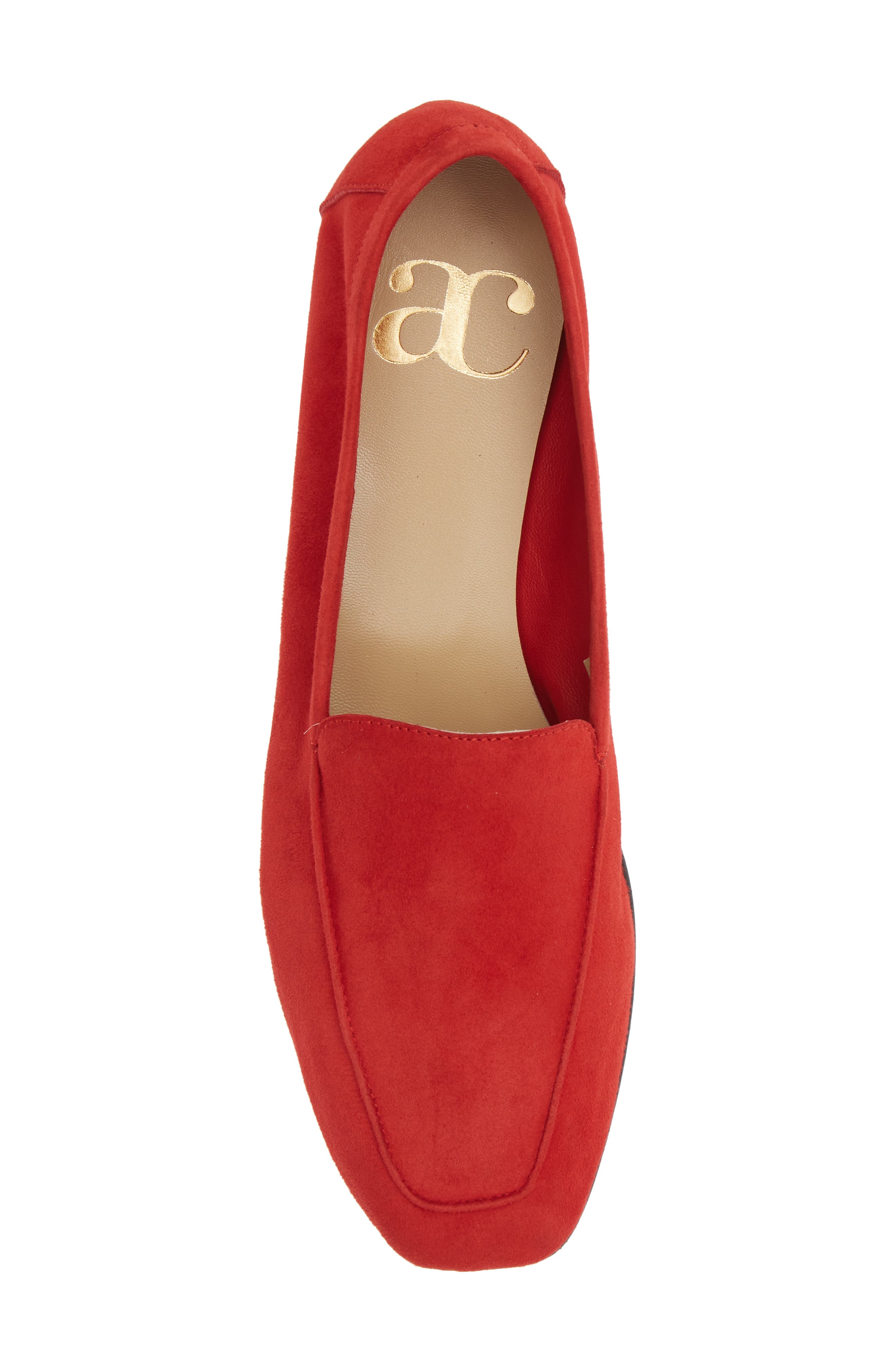 Mare Moccasins, Alternate, color, RED SUEDE