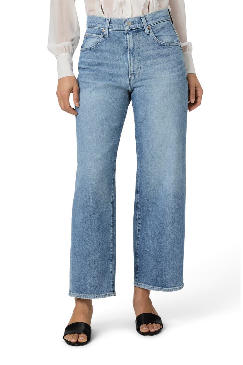 Cameron High Waist Ankle Wide Leg Jeans, Main, color, KHRISTEN DISTRESSED