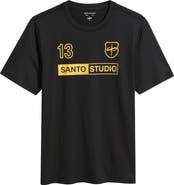 SANTO STUDIO Santo Futbol Tech Logo Graphic T-Shirt