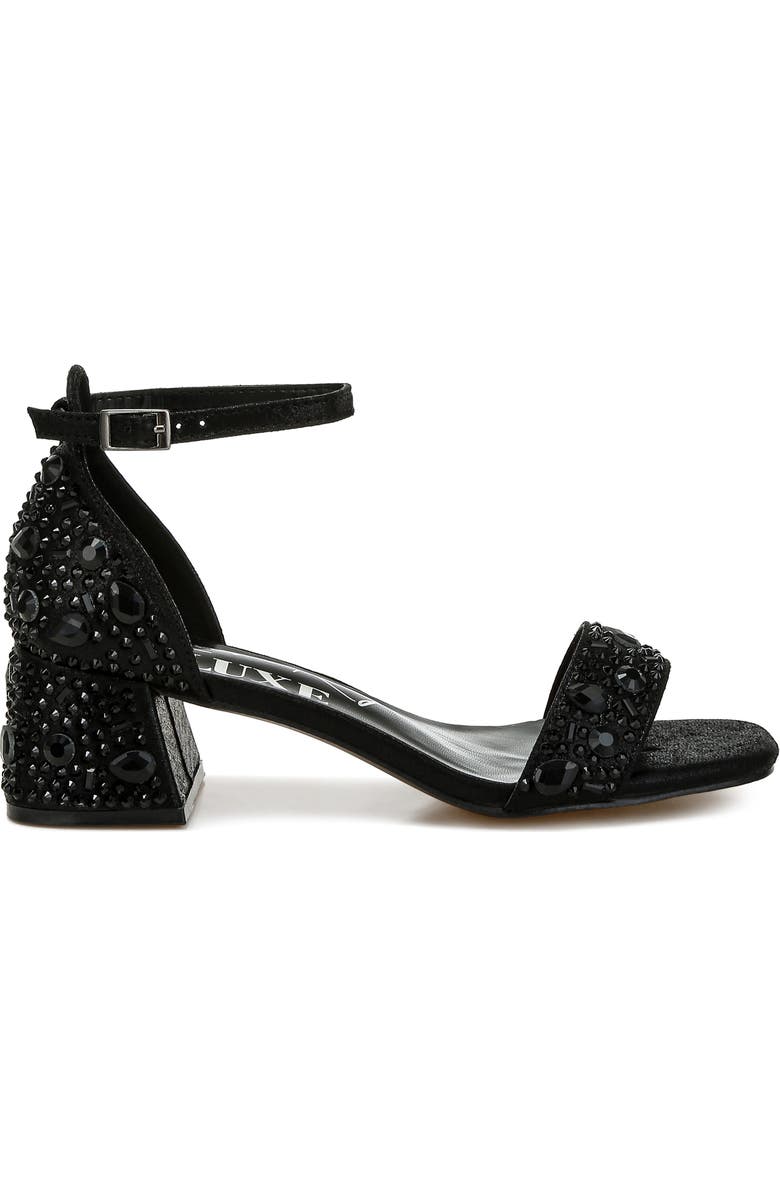 LONDON RAG Nocturnal Sandal, Alternate, color, Black