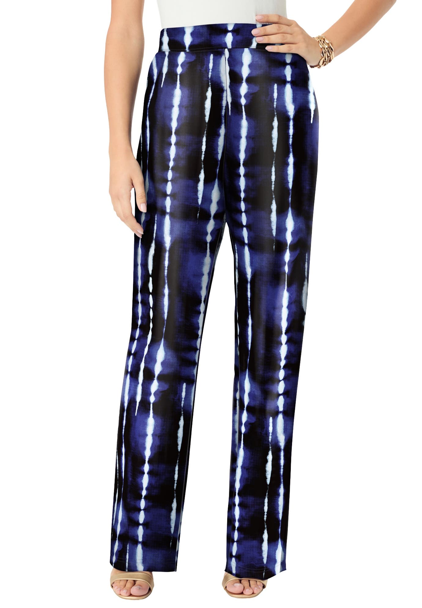 NAVY VARIEGATED TIE DYE
