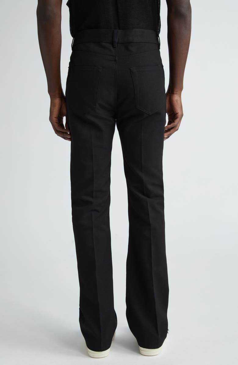 Rick Owens Jim Slim Fit Bootcut Pants, Alternate, color, 