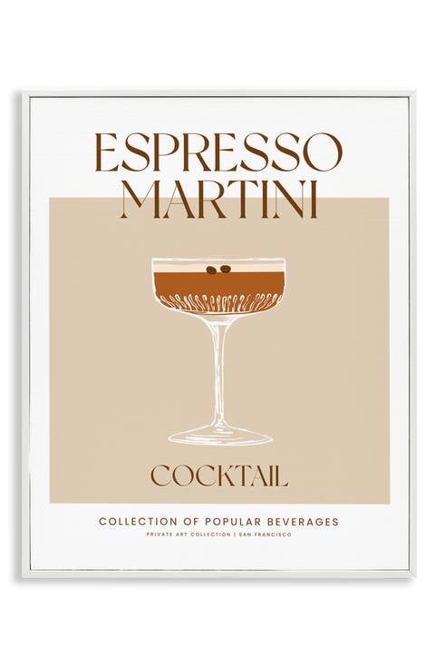 Espresso Martini Framed Art Print
