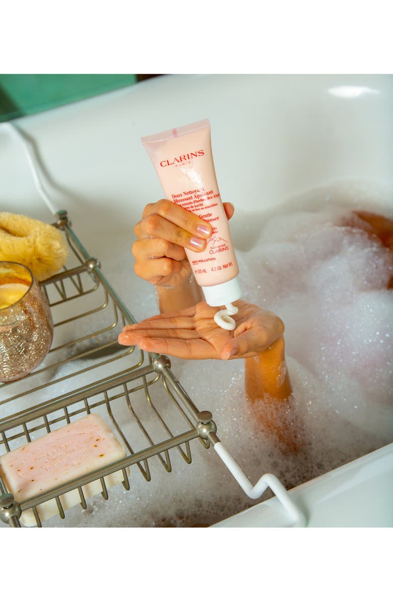 Clarins Soothing Gentle Foaming Cleanser with Shea Butter, Alternate, color, 