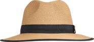 Bruno Magli Ribbon Trim Fedora