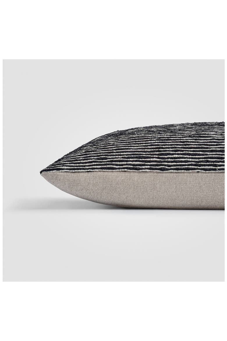 Geo Stripe Lumbar Pillow, Alternate, color, BLUE
