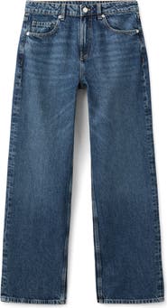 MANGO River Straight Leg Nonstretch Jeans