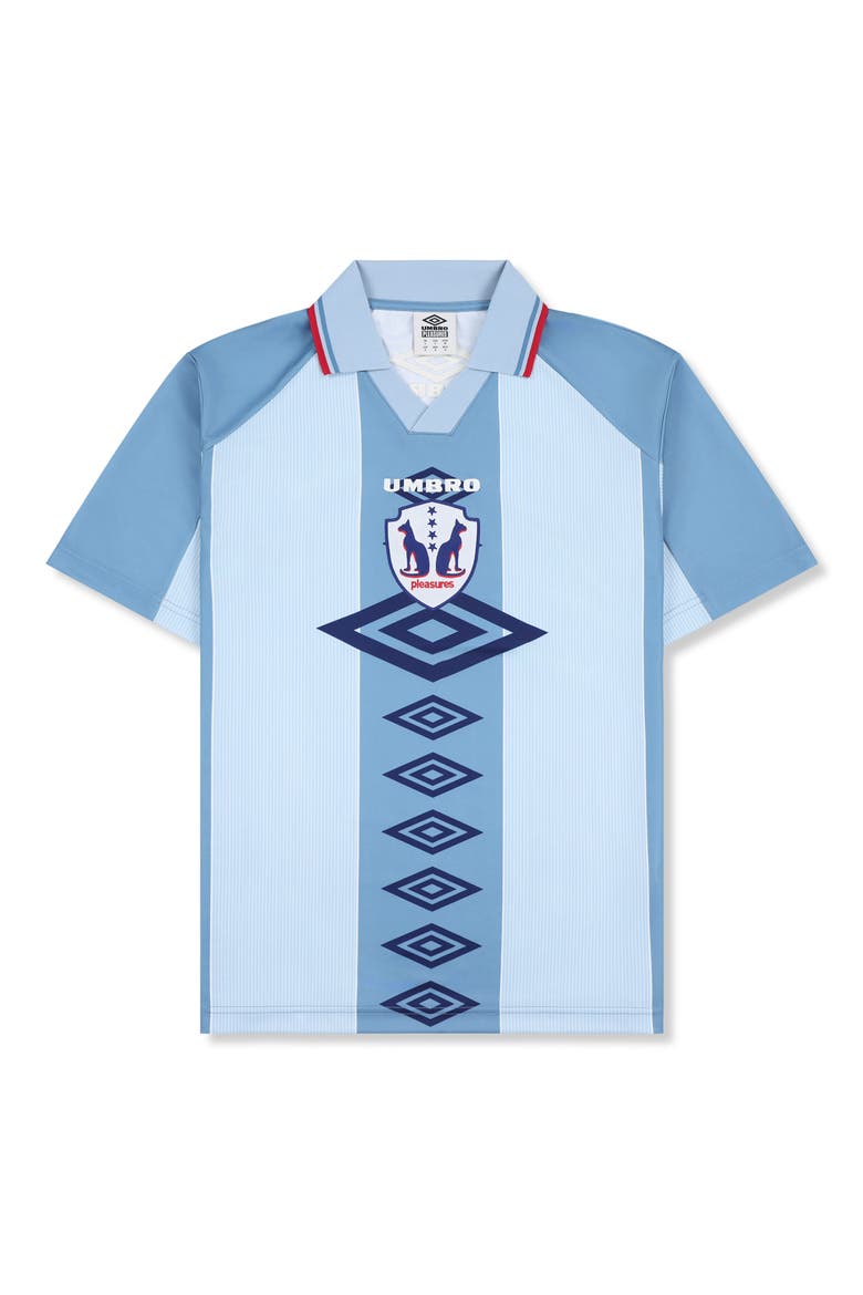 x Umbro Two Cats Short Sleeve Jersey, Alternate, color, BLUE