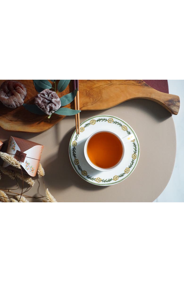 Twig New York Heritage Daisy Chain Cup and Saucer, Alternate, color, Multi