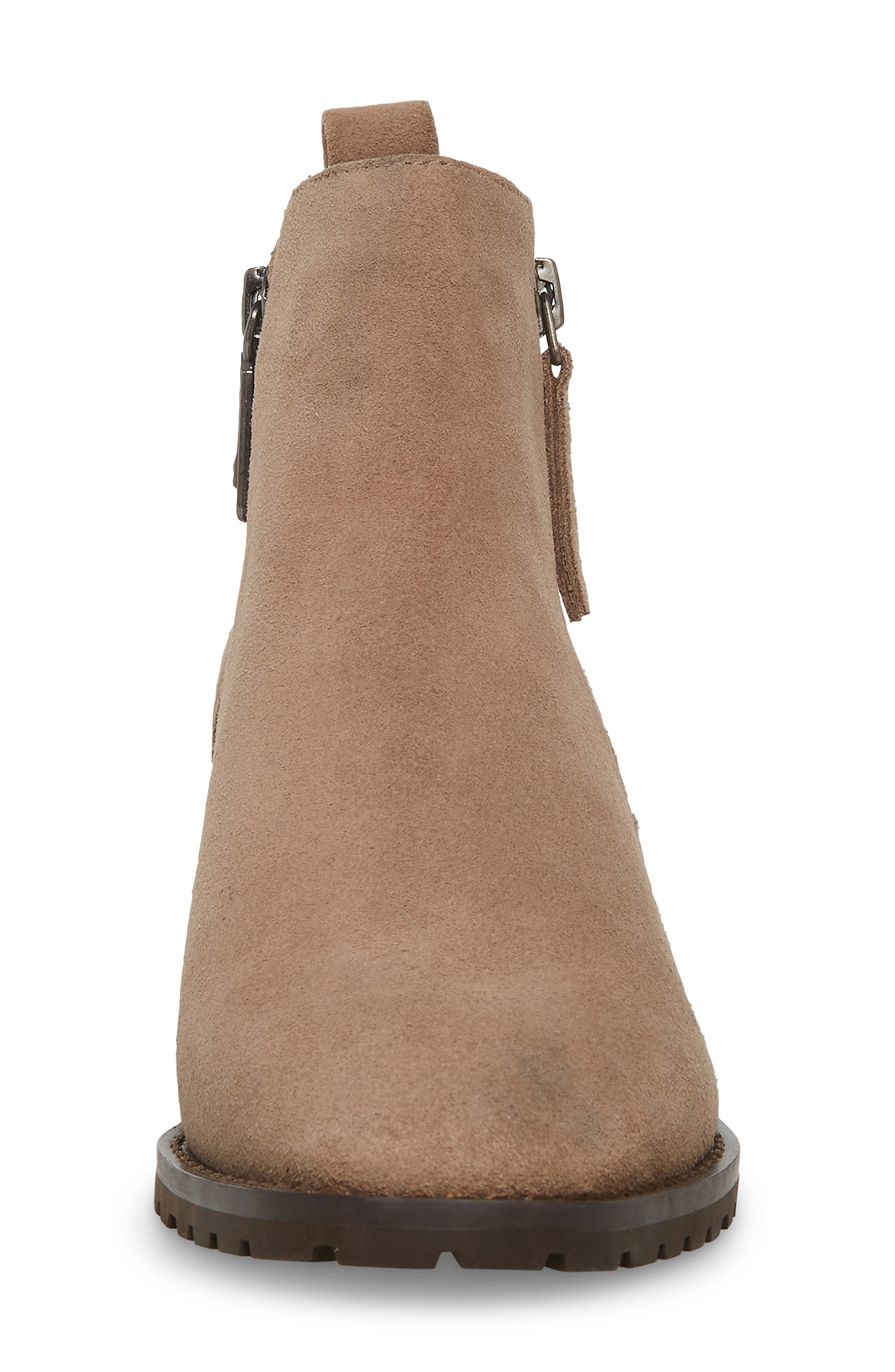 Blondo Samara Waterproof Leather Bootie, Alternate, color, Mushroom